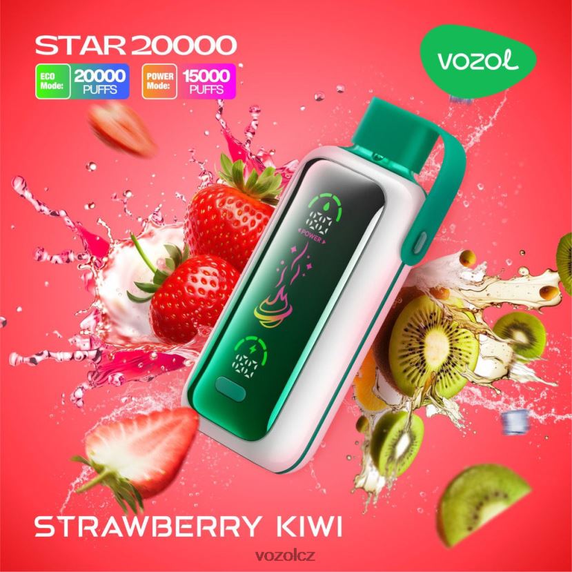 VOZOL STAR 20 000 jahodové kiwi 6F2V6620 | Vozol Vape Store