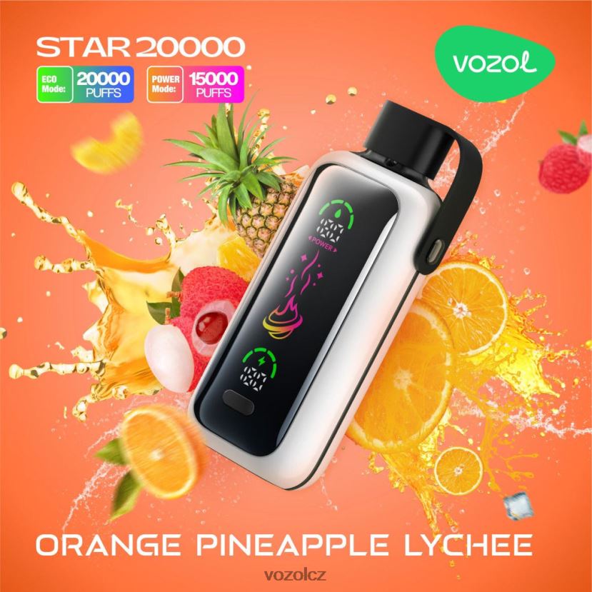 VOZOL STAR 20 000 pomerančové ananasové liči 6F2V6615 | Vozol Cena
