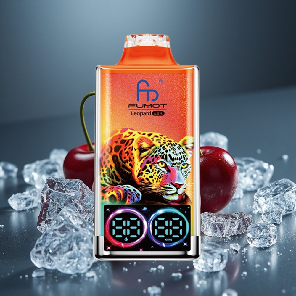 Fumot Leopard 40K Puffs 700mAh Dual Mesh Cherry Ice
