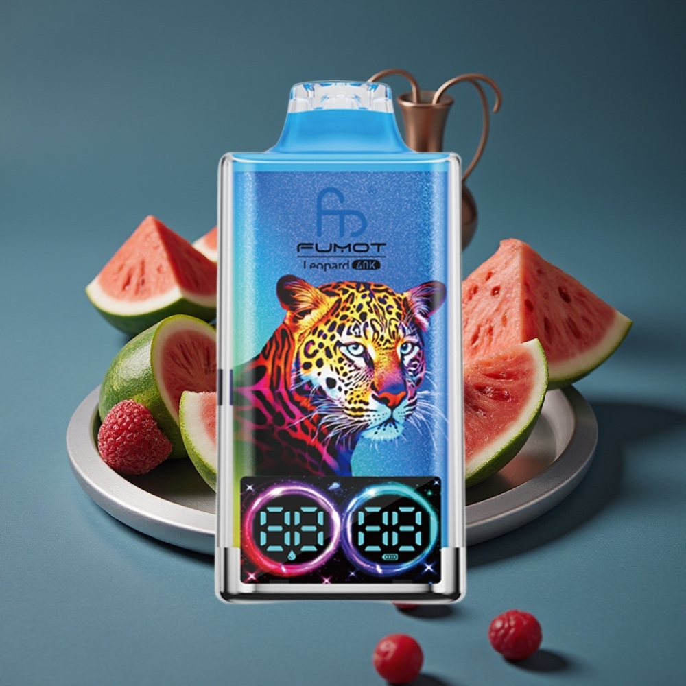 Fumot Leopard 40K Puffs 700mAh Dual Mesh Vodní meloun bublinková guma