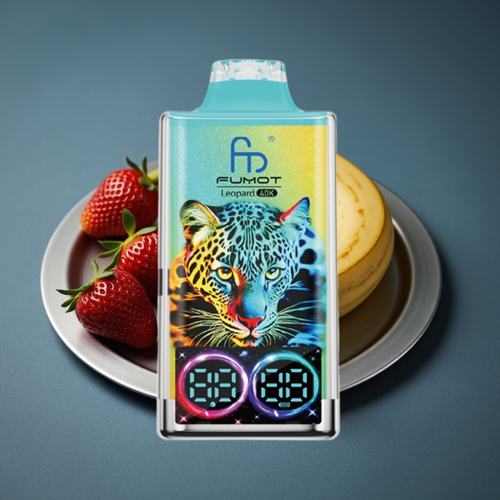Fumot Leopard 40K Puffs Jahoda Banán, Dual Mesh, 700mAh, Type-C