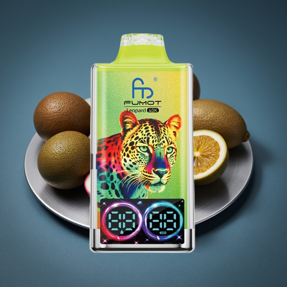 Fumot Leopard 40K Puffs Kiwi Marakuja Guava, 700mAh, Dual Mesh, Type-C