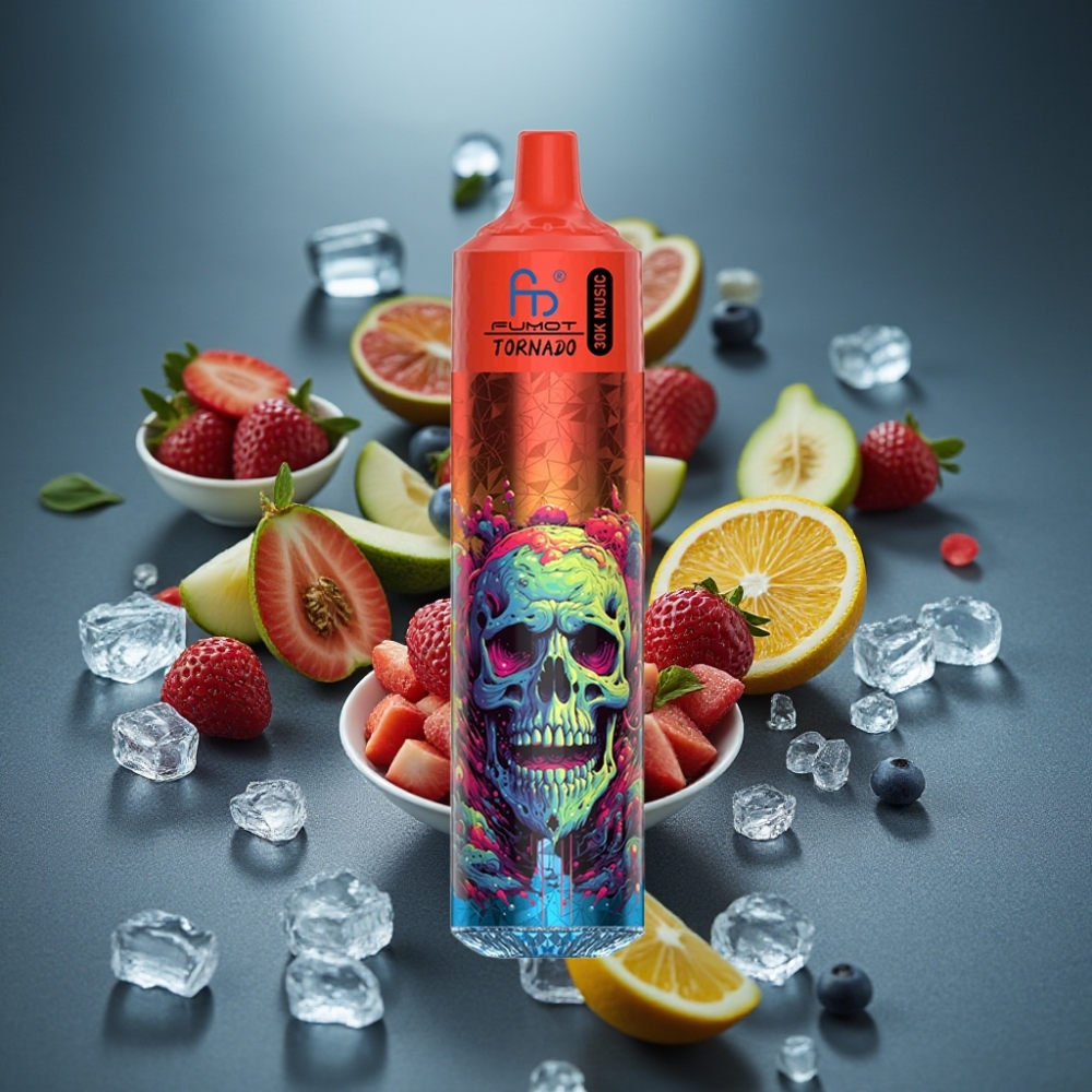 Fumot RandM Tornado 30000 Puffs 30mL 5% 1.0 Ohm Dusivý Led