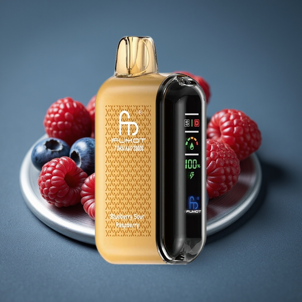 Fumot Tornado 20000 Puffs Borůvka Kyselá Malina 20ml Dual Mesh 850mAh