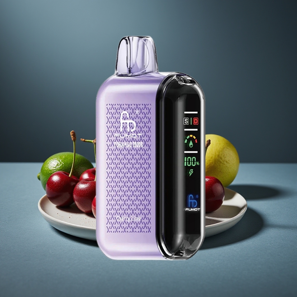 Fumot Tornado 20000 Puffs Cherry Lime 20ml Dual Mesh 850mAh