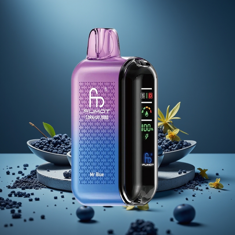 Fumot Tornado 20000 Puffs Mr Blue 20ml Dual Mesh 850mAh