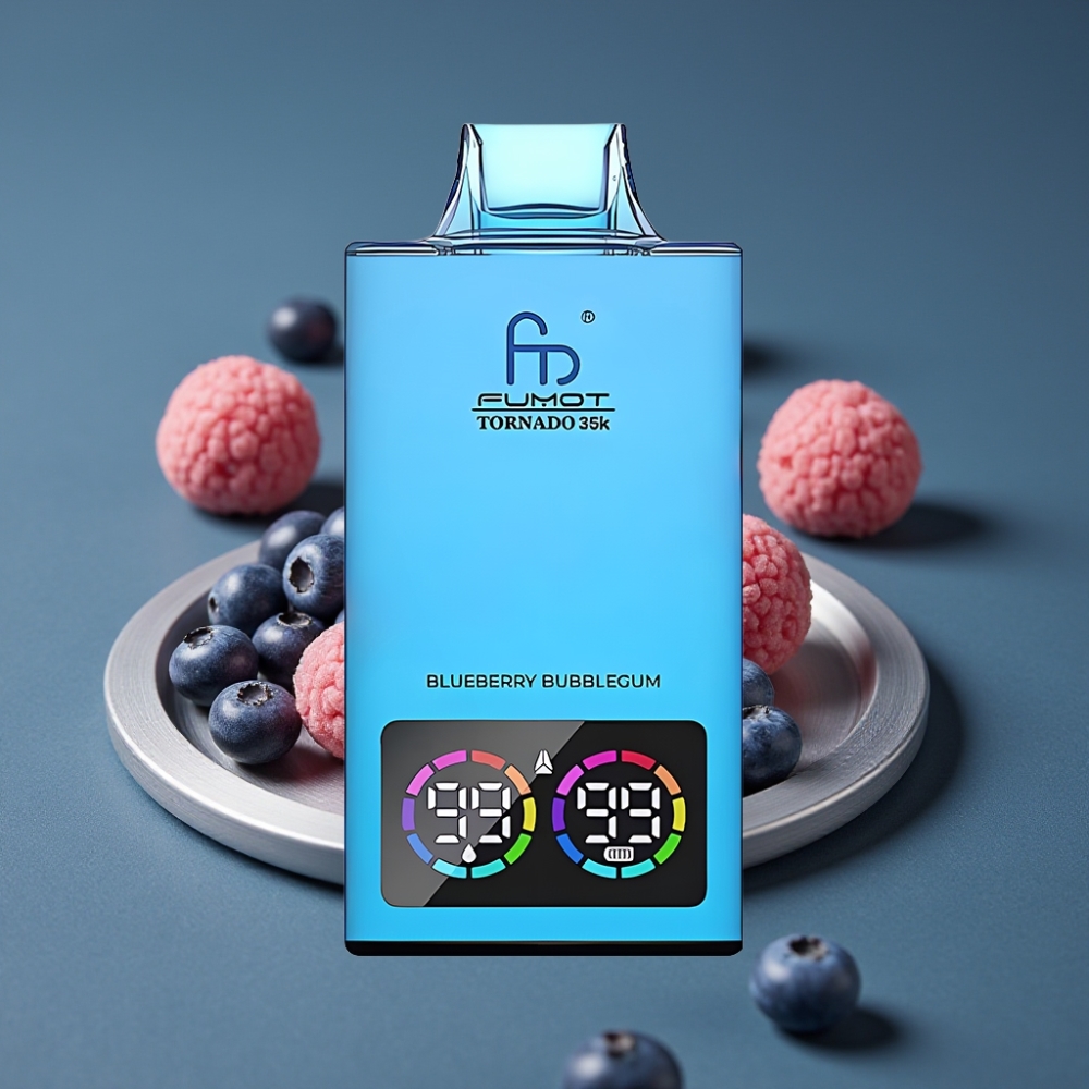 Fumot Tornado 35000 15ml 700mAh USB-C Dual Mesh Borůvková Bubblegum