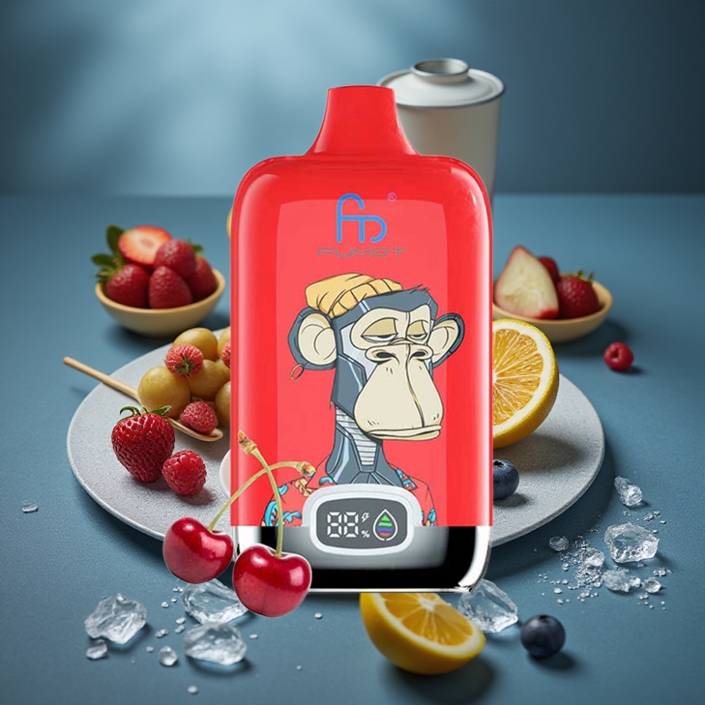 Fumot Tornado Digital Box 12000 Puffs Ice Pop, 20ml, MTL, Typ-C