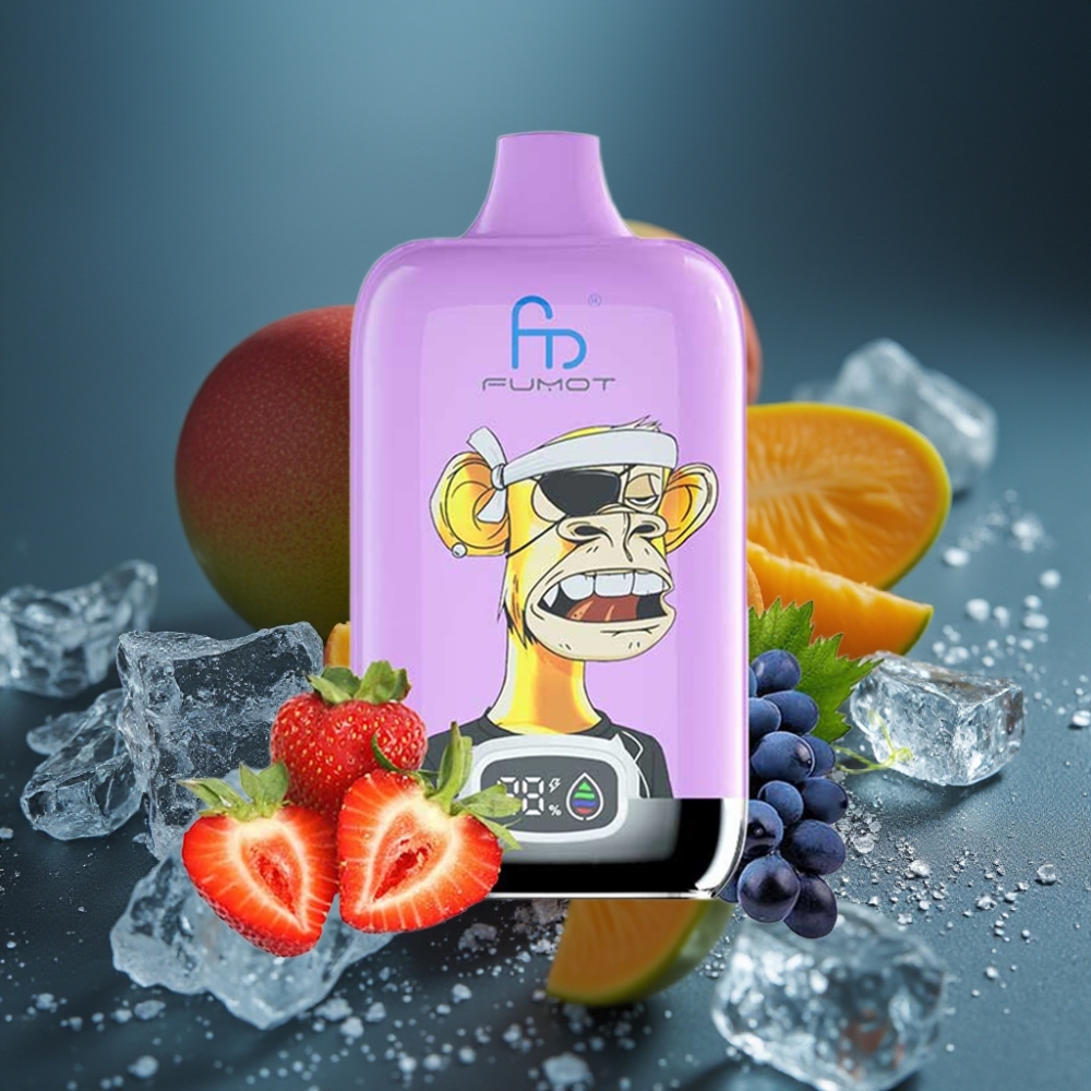 Fumot Tornado Digital Box 12000 Puffs Mango Na Ledě 20ml 550mAh MTL