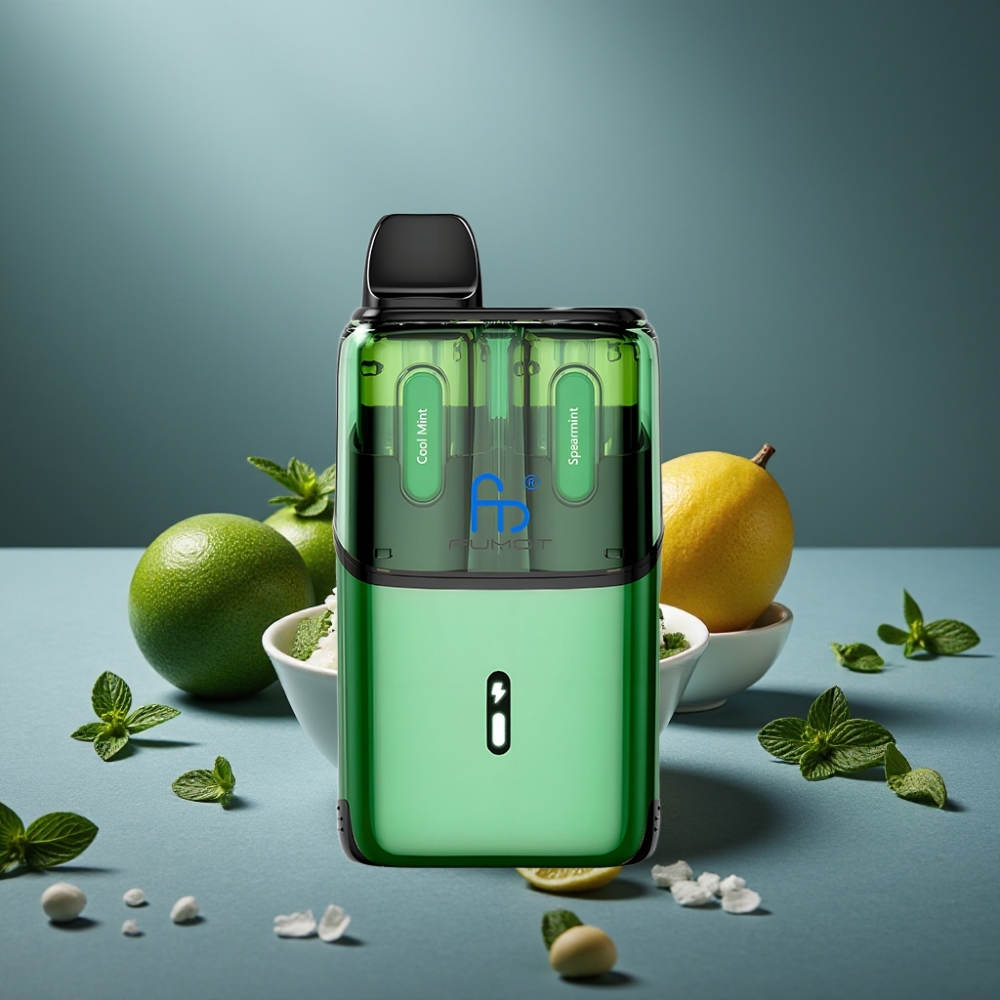 Fumot Ultra T32000 Disposable Vape Chladná Máta – Šalvěj, 32000 tahů, 800mAh, Typ-C