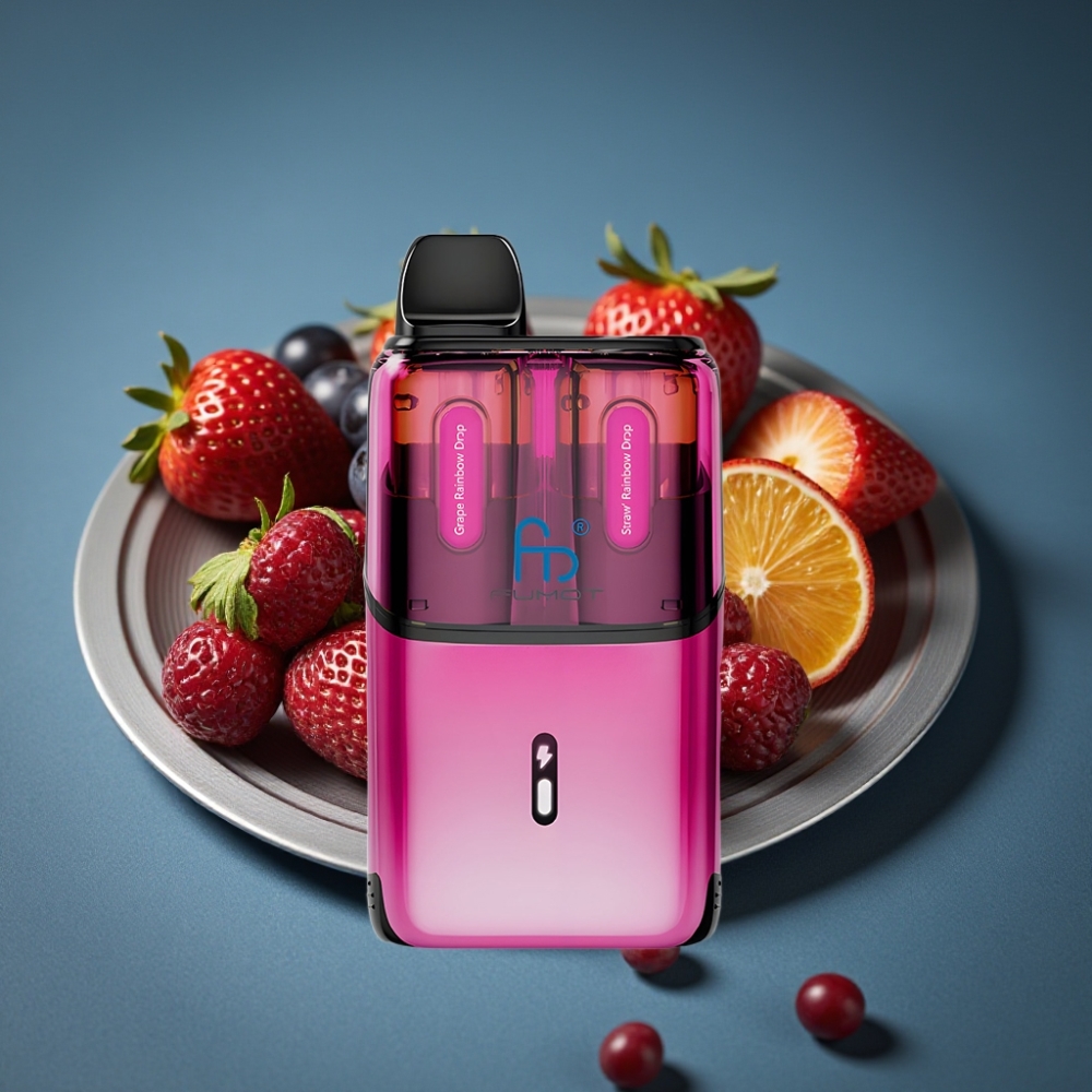 Fumot Ultra T32000 Disposable Vape Duha Hroznových Bonbónků - Jahodových Bonbónků 32000 fajček, 800mAh, 24ml