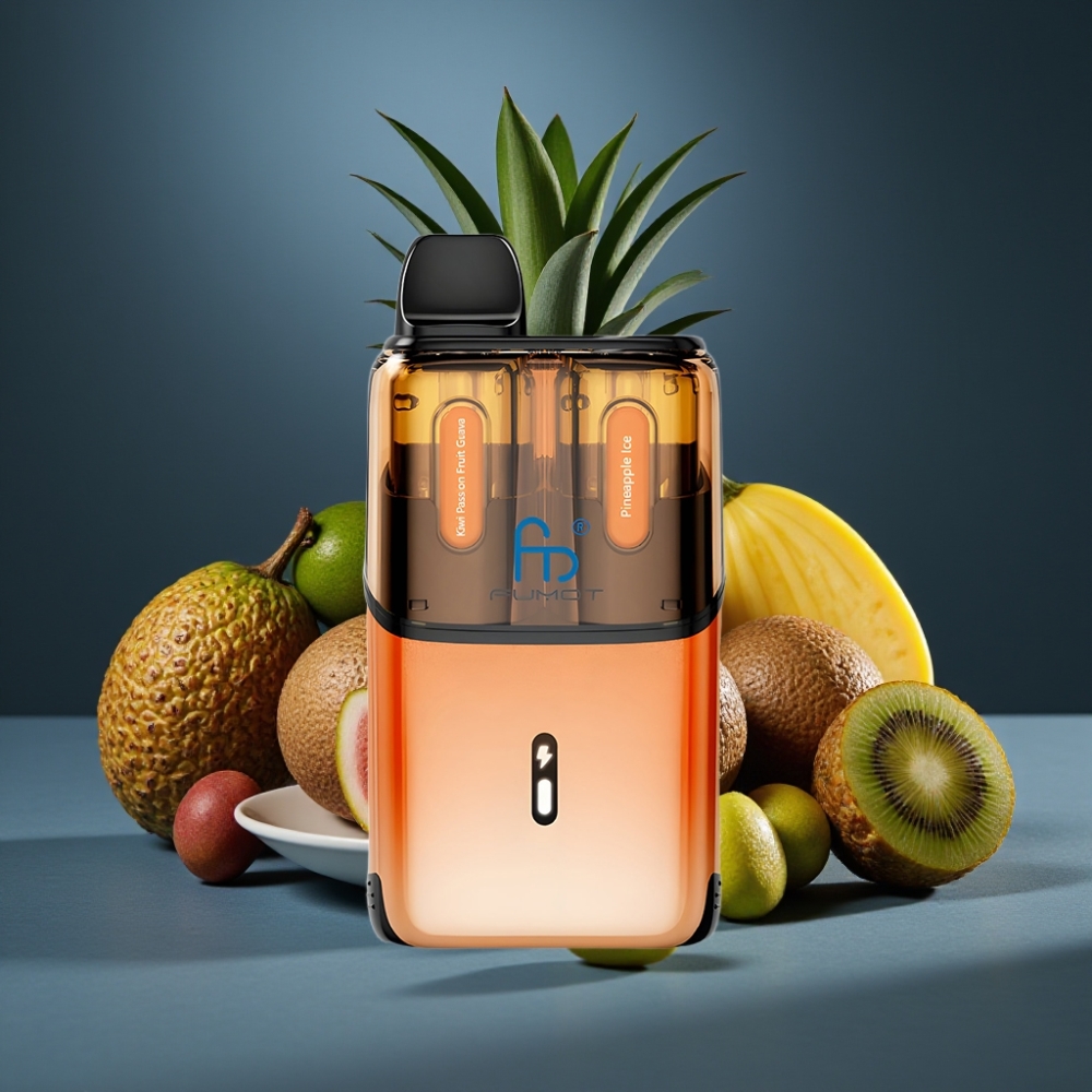 Fumot Ultra T32000 Disposable Vape Kiwi Mučenka Guava - Ananas Ice, 32000 tahů, 800mAh, 24ml