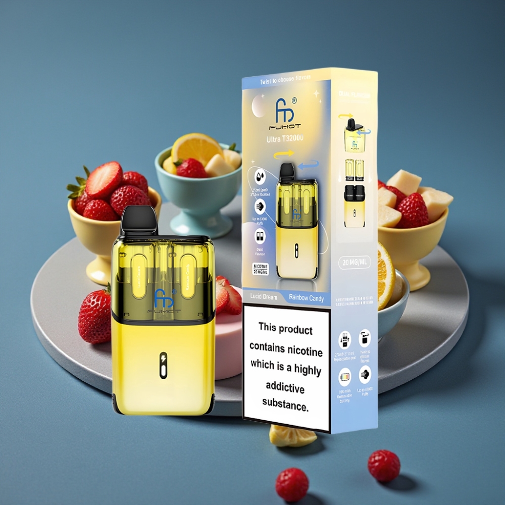 Fumot Ultra T32000 Disposable Vape Lucid Dream - Duhové Bonbóny, 32000 tahů, 800mAh, 24ml