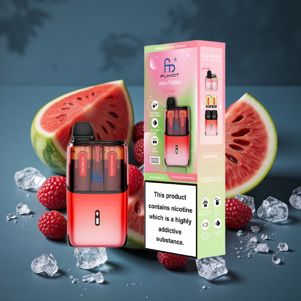 Fumot Ultra T32000 Disposable Vape Vodní meloun Ice - Malinový meloun 32000 šluků 800mAh 24ml