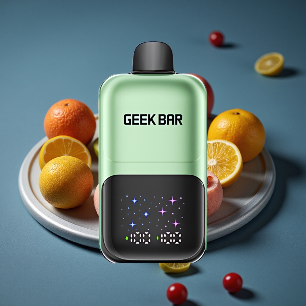 GEEK BAR 2GO 50000 Puffs Interaktivní Velký Displej 20mL Kyselé Bonbóny & Ovoce