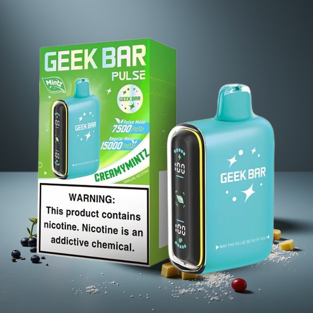 GEEK BAR Pulse 15000 Puffs Mátová Edice – 16ML, 5%, 650 mAh