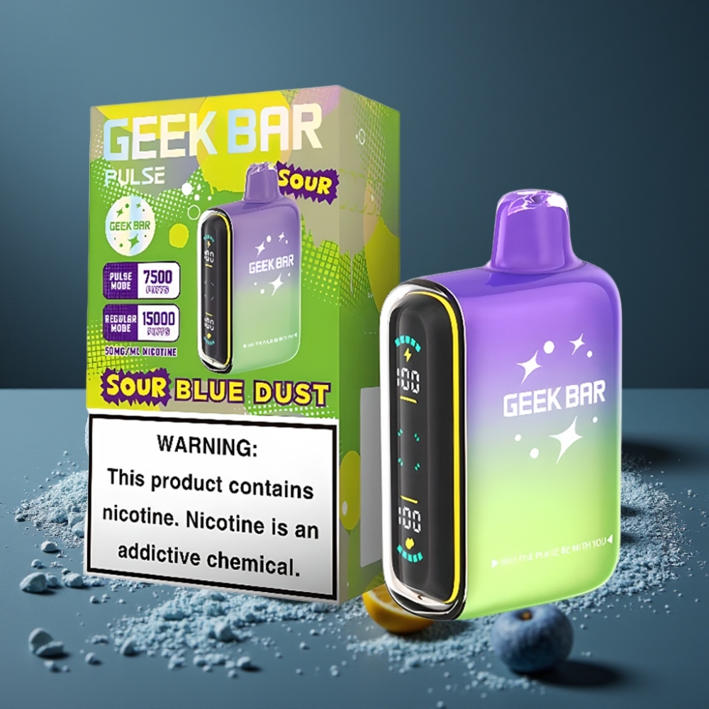 GEEK BAR Pulse 15000 Puffs kyselá edice – 16ML, 5%, 650 mAh