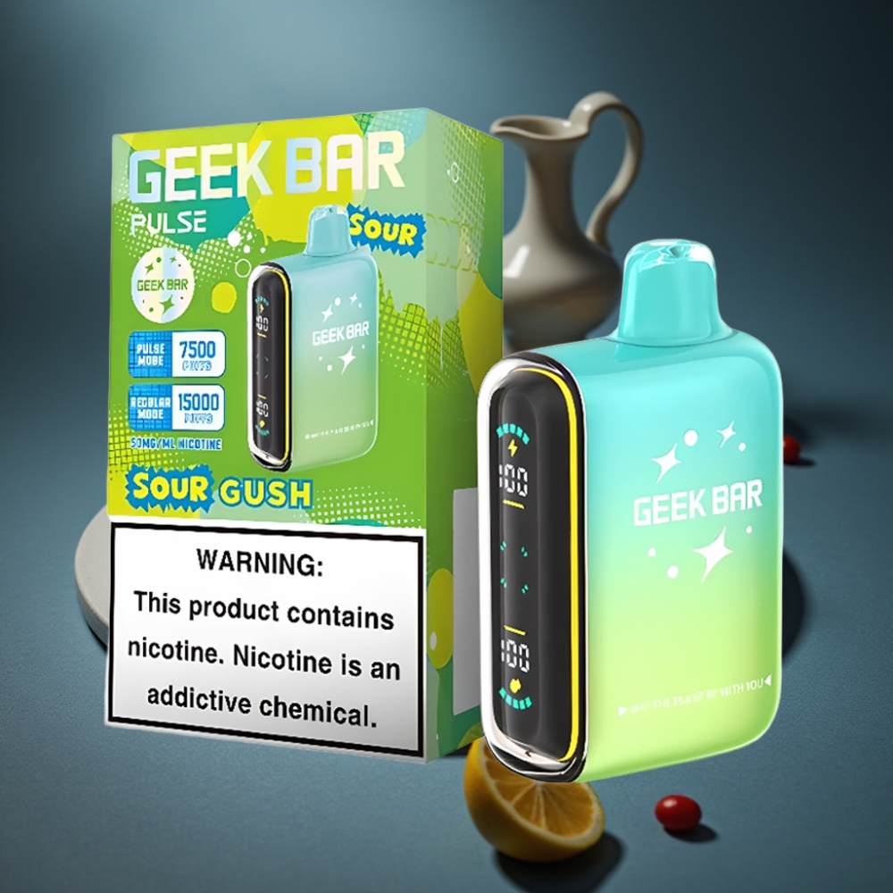 GEEK BAR Pulse 15000 Puffs kyselá edice – 16ML, 5%, 650 mAh