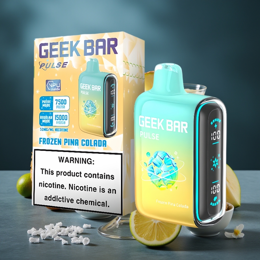 Geek Bar Pulse 15000 Puffs Mrazivá Edice – 16ML, 5%, 650mAh