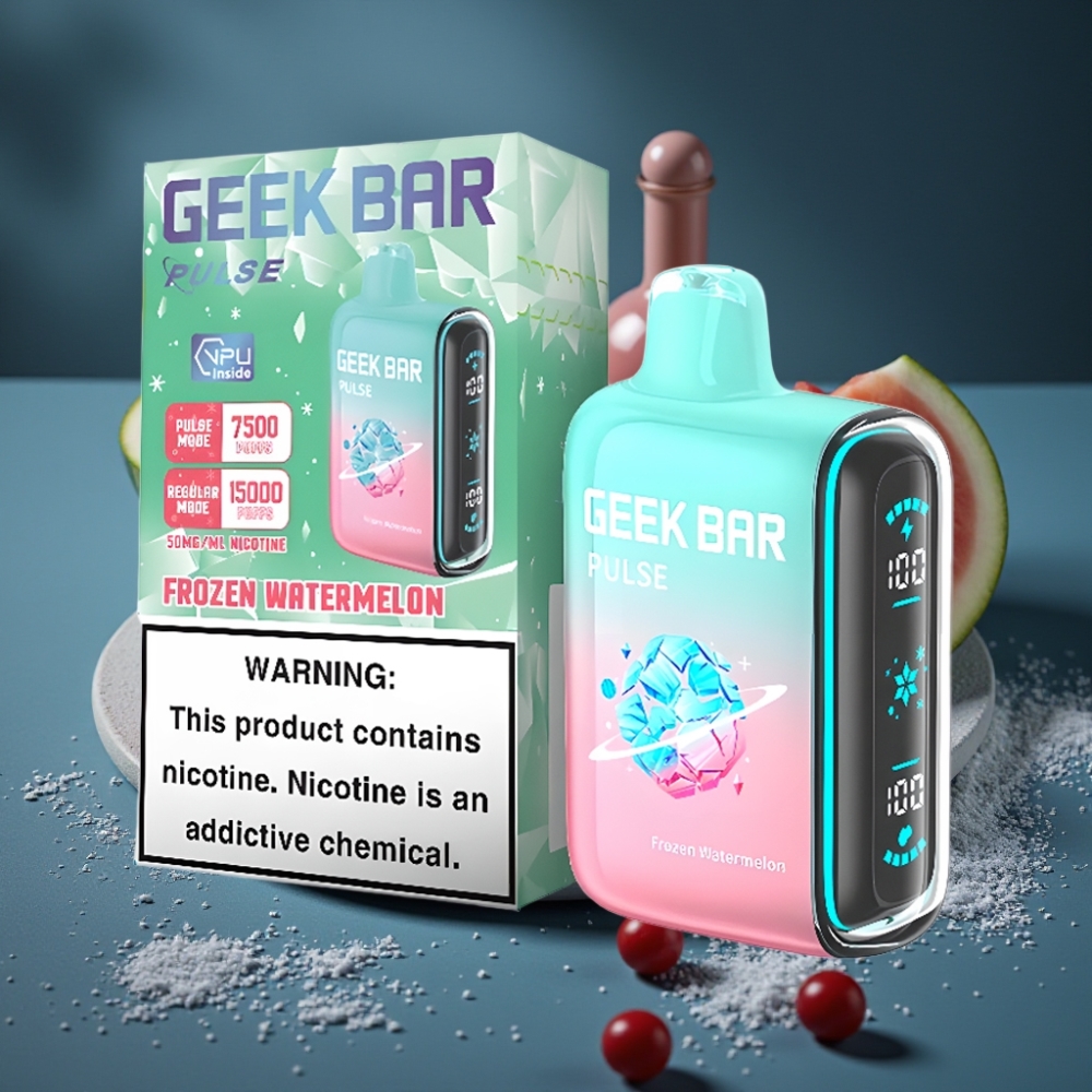 Geek Bar Pulse 15000 Puffs Mrazivá Edice – 16ML, 5%, 650mAh