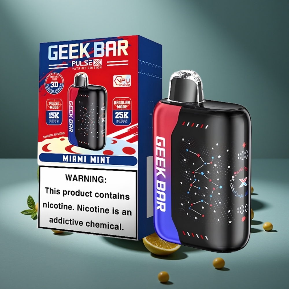 GEEK BAR Pulse X 25000 Puffs až 18mL e-liquid, 0-5% nikotinu, USB-C