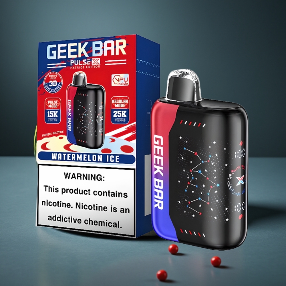 GEEK BAR Pulse X 25000 Puffs až 18mL e-liquid, 0-5% nikotinu, USB-C