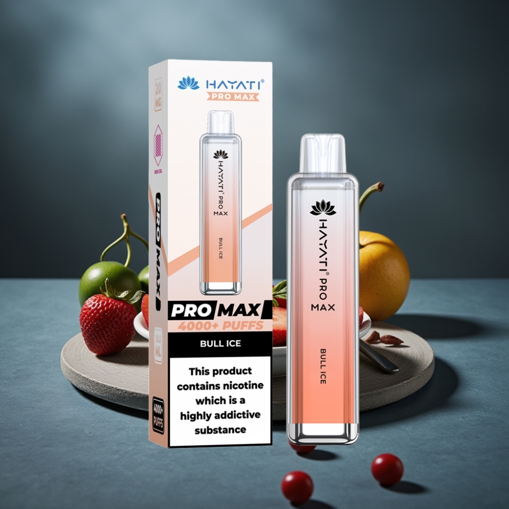 Hayati Pro Max 4000 Puffs Býlí Led + 1400mAh, Dual Coil, TPD