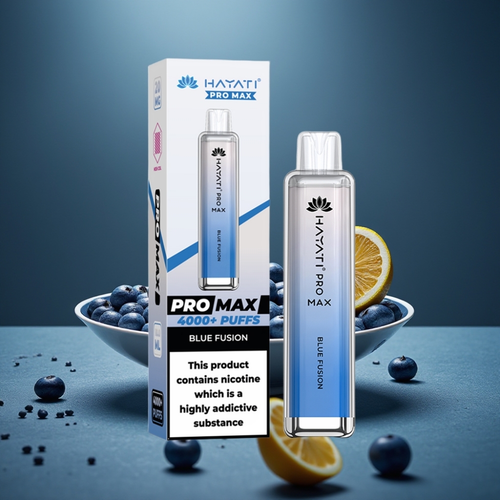 Hayati Pro Max 4000 Puffs Jednorázová E-cigareta Modré Splývání 1400mAh 2ml