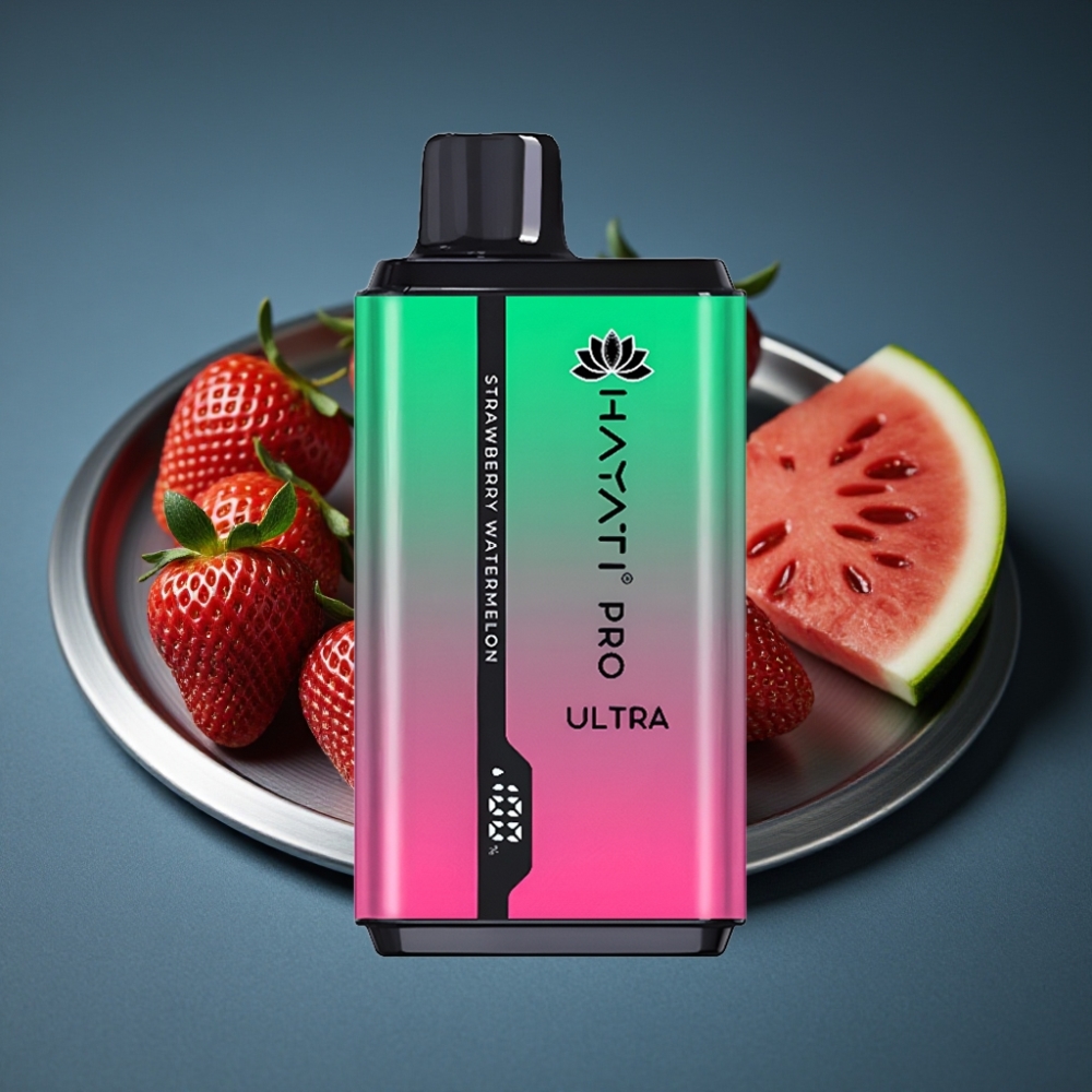 Hayati Pro Ultra 15000 Puffs Jahoda Meloun 15000+ puffů 12ml 2%