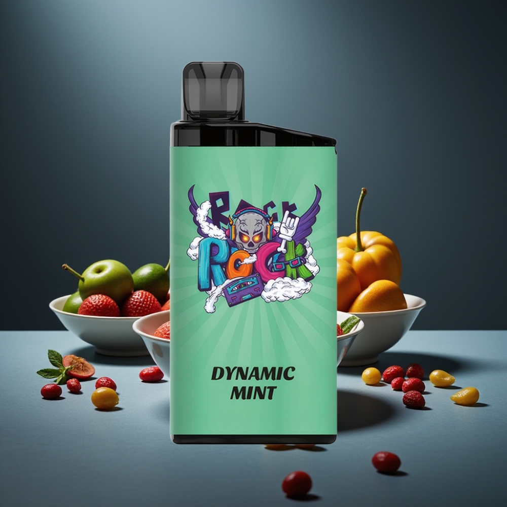 IGET Bar 3500 Puffs Dynamická Máta – 1.2 Ohm Mesh Coil, 1400 mAh, 78g