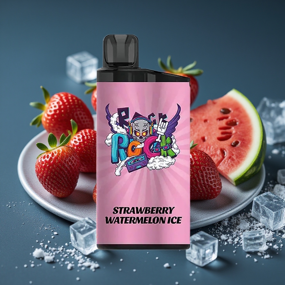 IGET Bar 3500 Puffs Jahoda Meloun Led 1400 mAh 1.2 Ohm Mesh Coil