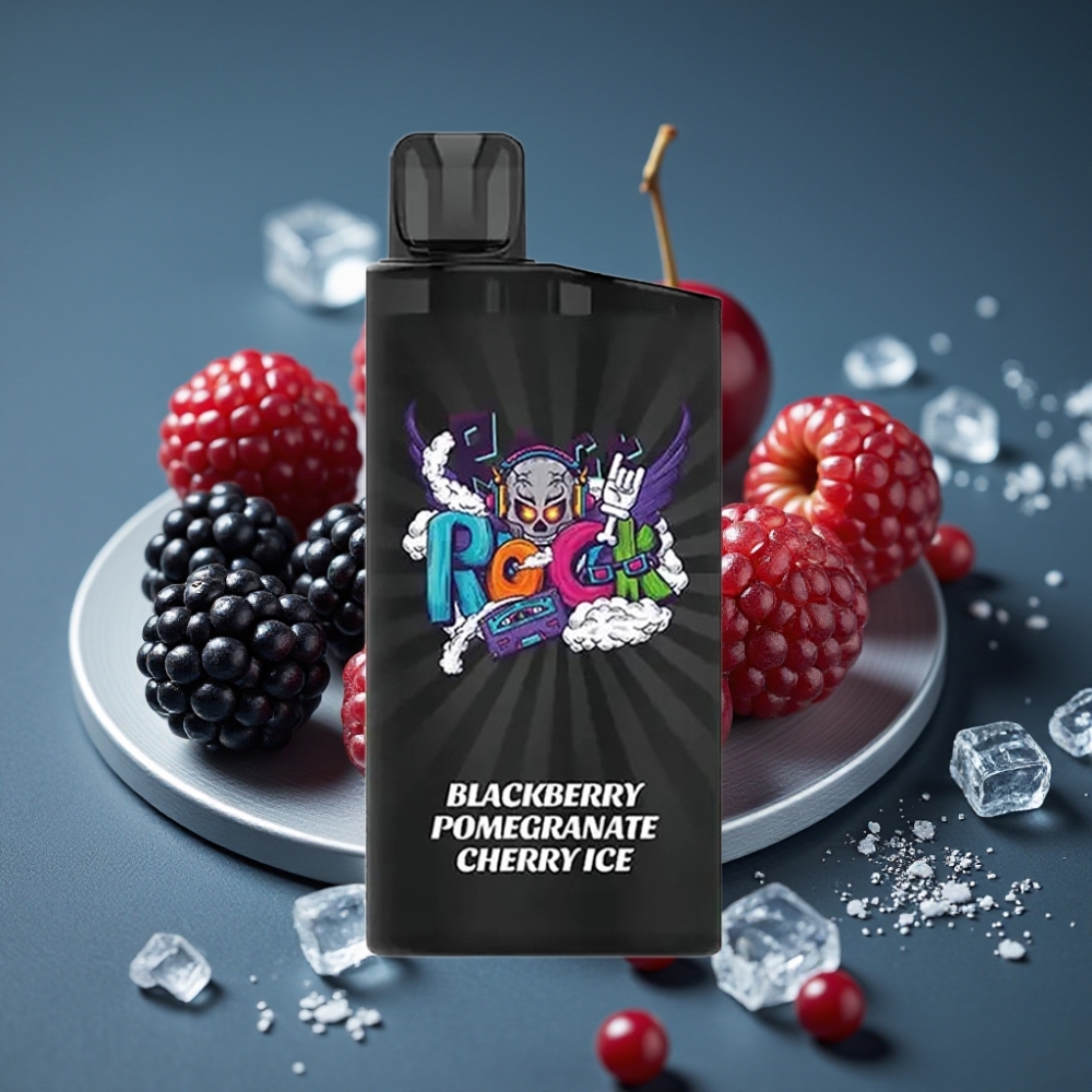 IGET Bar 3500 Puffs – Ostružina Granátové Jablko Třešeň Led, 1400 mAh, 1.2 Ohm Mesh Coil