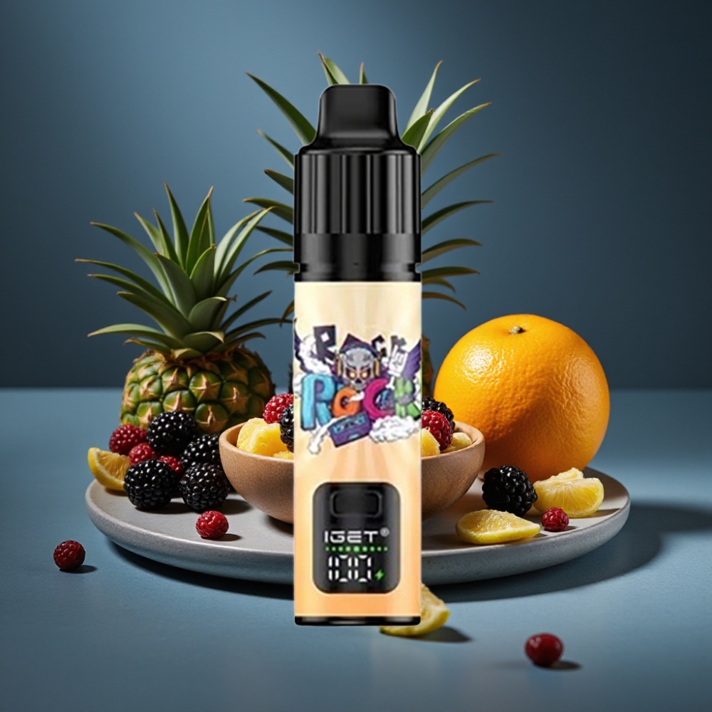 IGET BAR PLUS S3 POD 10000 Puffs Blackberry Ananas Pomeranč 18 ml 5% Nikotinu