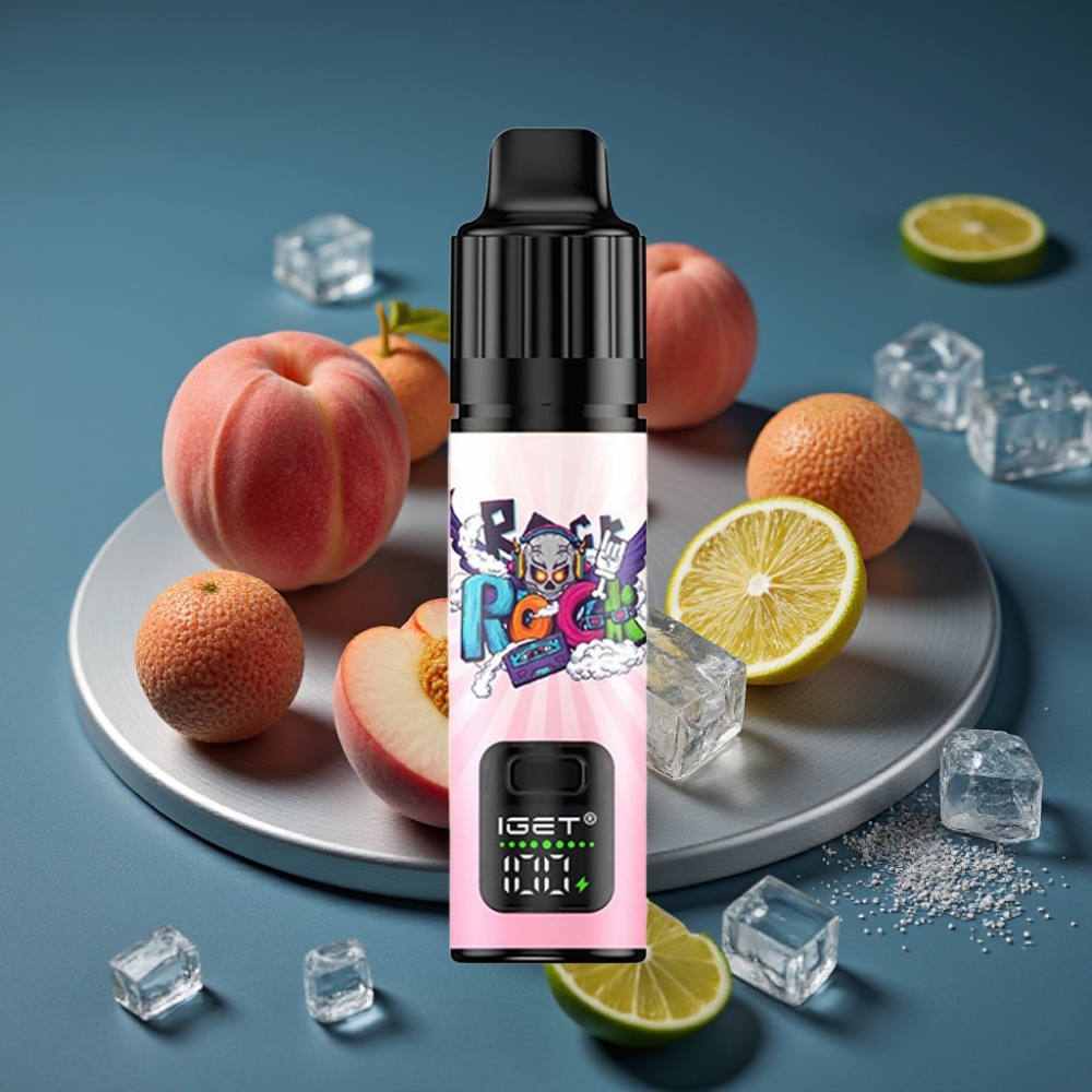 IGET BAR PLUS S3 POD 10000 Puffs Broskev Lychee Limetka Ledová 18ml 5%
