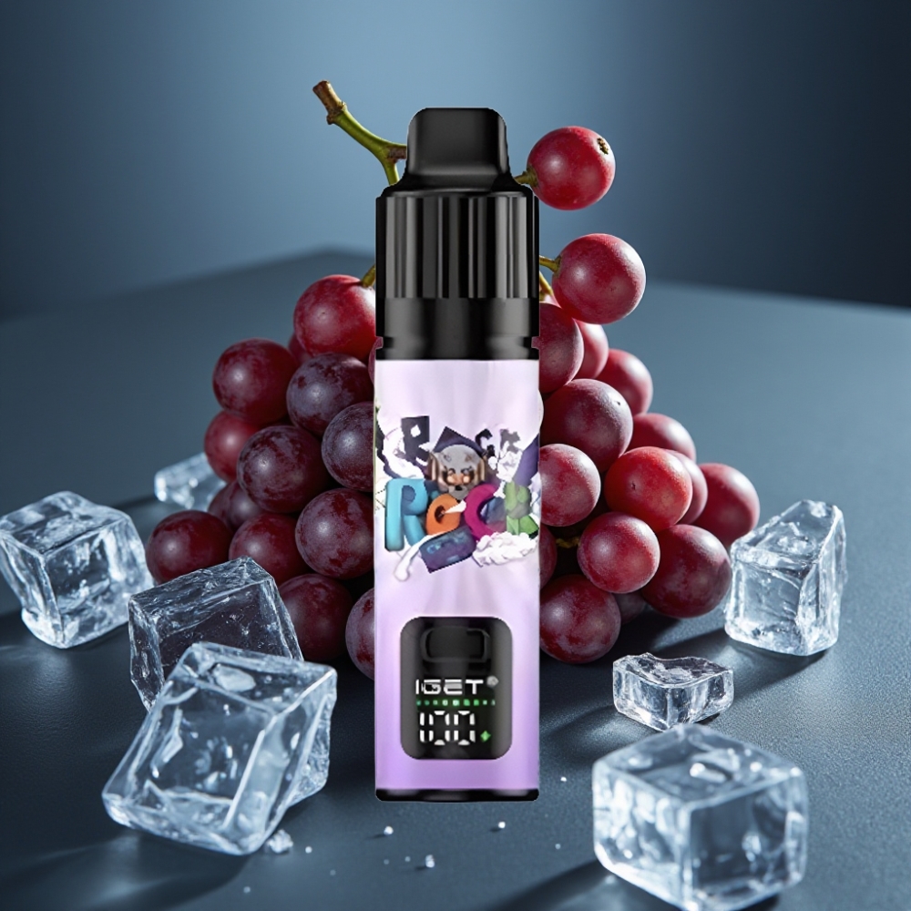IGET BAR PLUS S3 POD 10000 Puffs Hroznový Led 18 ml 5% 950 mAh