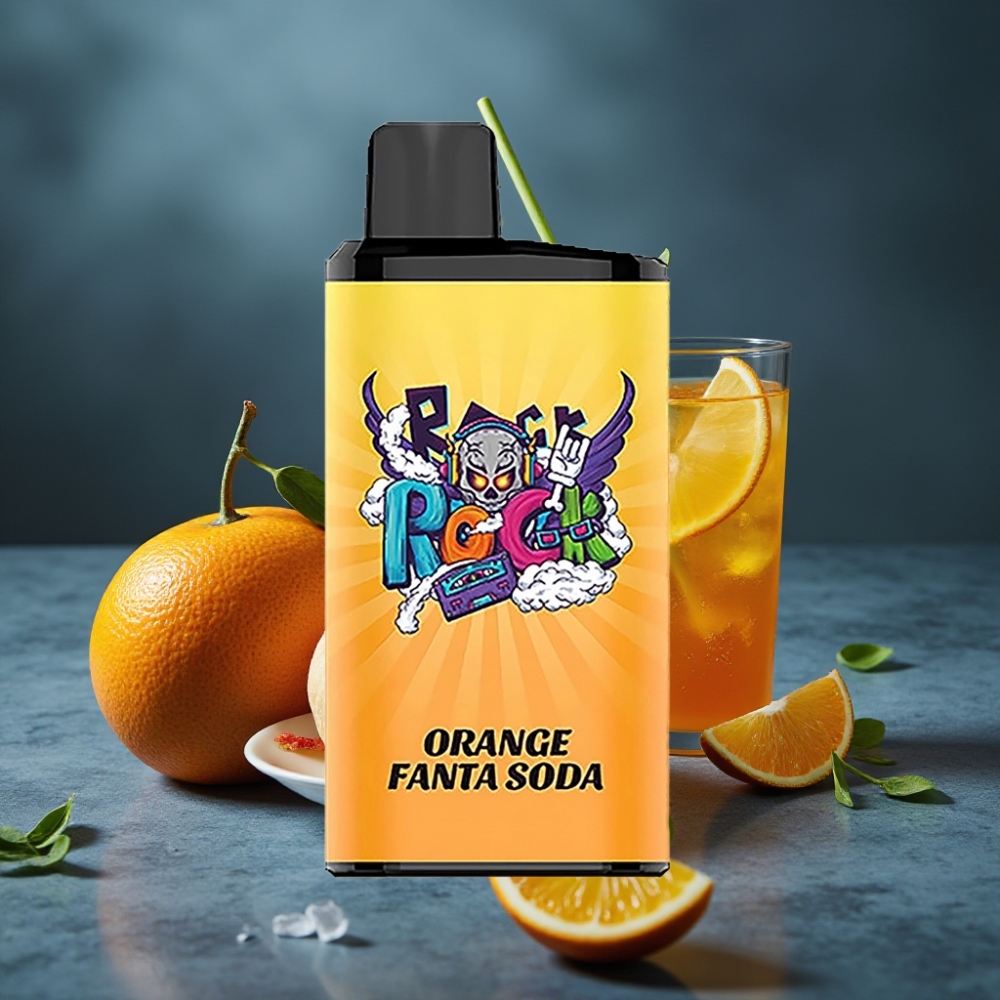 IGET Bar Pro 10000 Puffs Orange Fanta Soda 2000 mAh 1.2 Ohm Mesh Coil