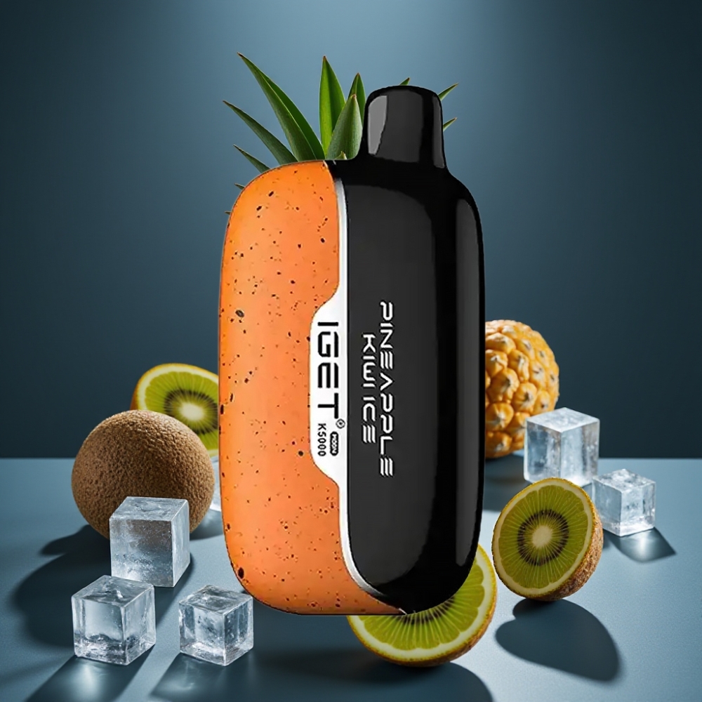 IGET Moon K5000 Puffs Ananas Kiwi Led 5000 Puffs, 1.35 Ohm, 81.5 g