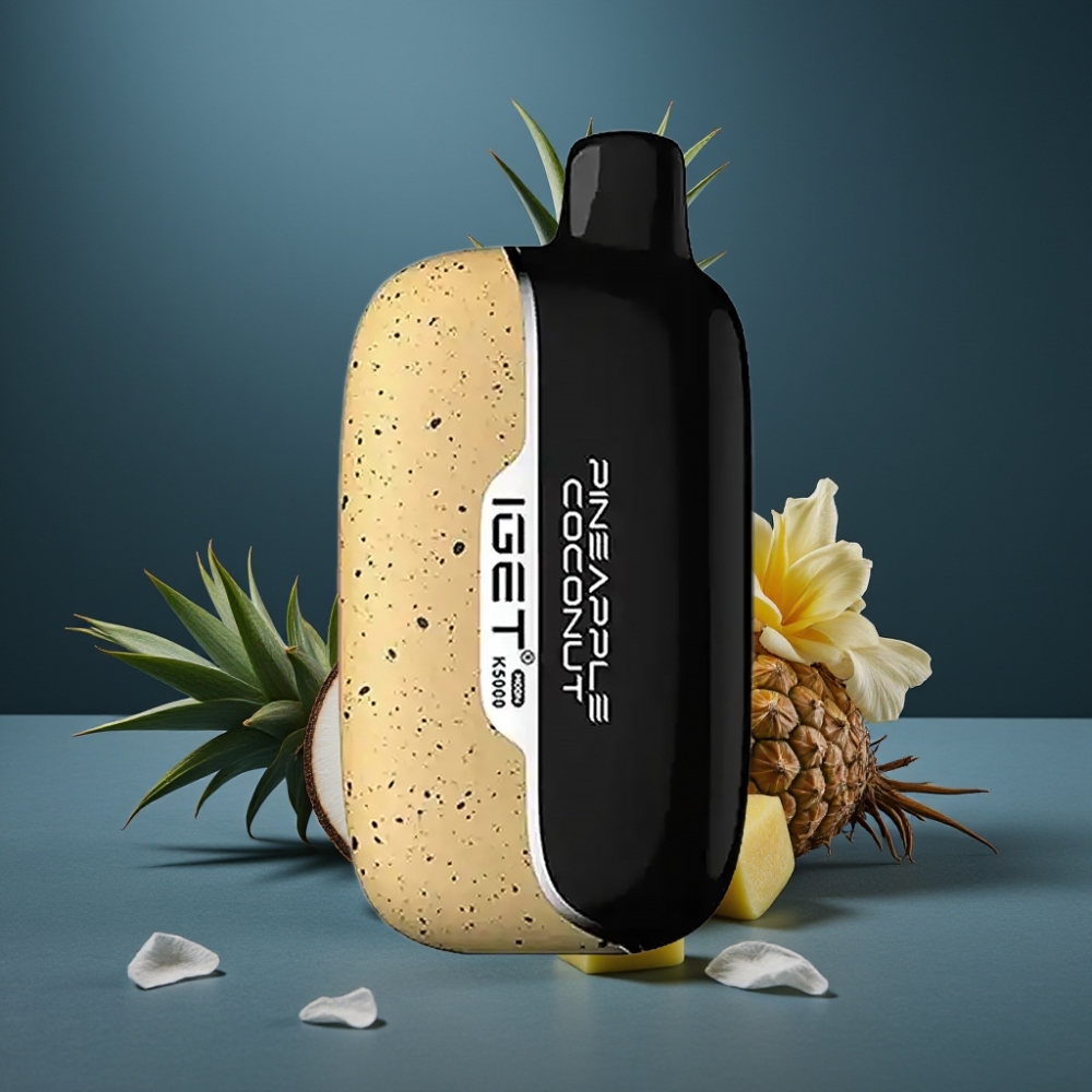 IGET Moon K5000 Puffs Ananas Kokos až 5000 Puffs, 1.35 Ohm, 81.5 g