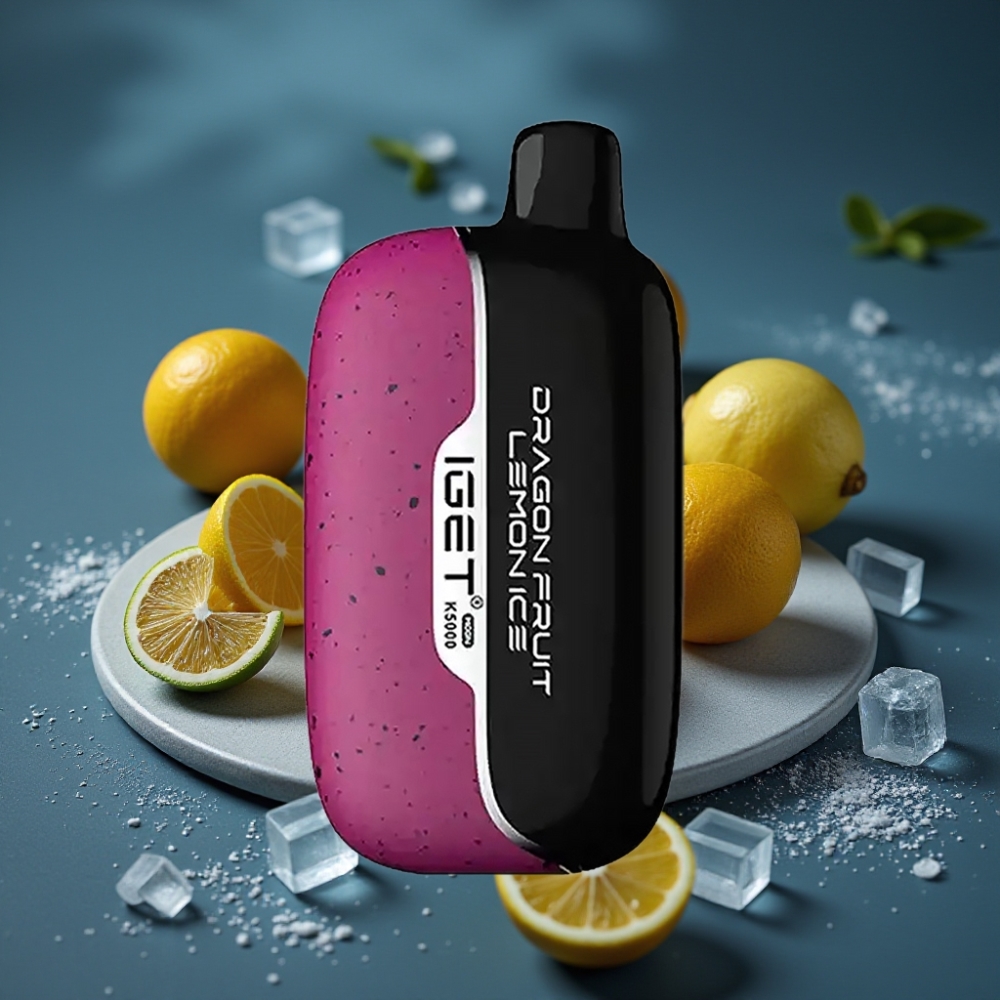IGET Moon K5000 Puffs Dračí ovoce Citron Led 5000 Puffs, 81.5 g, 1.35 Ohm
