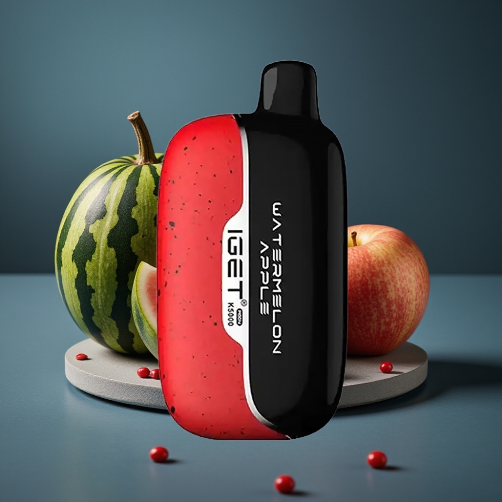 IGET Moon K5000 Puffs Vodní Meloun Jablko 5000 Puffs 1.35 Ohm Mesh